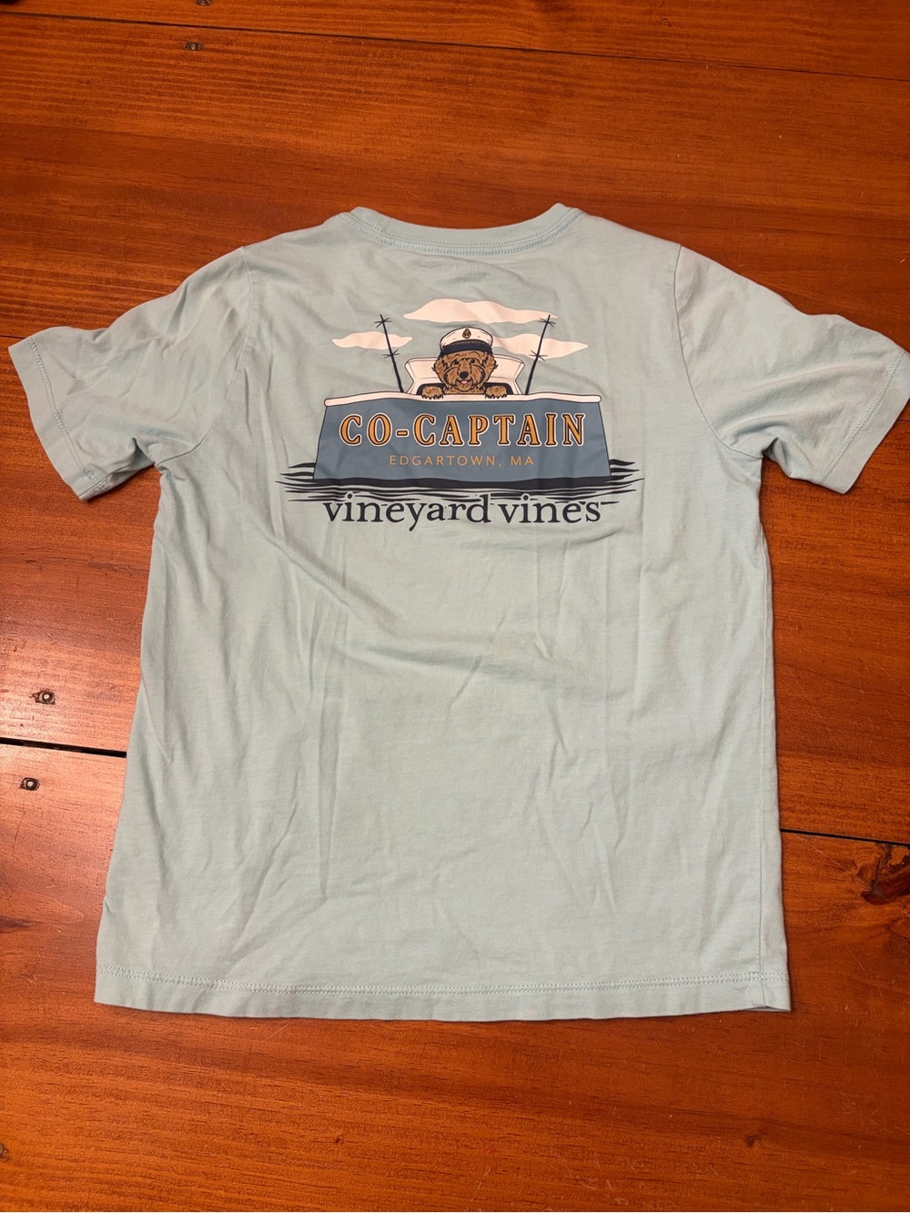 Vineyard Vines Co-Captain Graphic Tee - Pale Blue